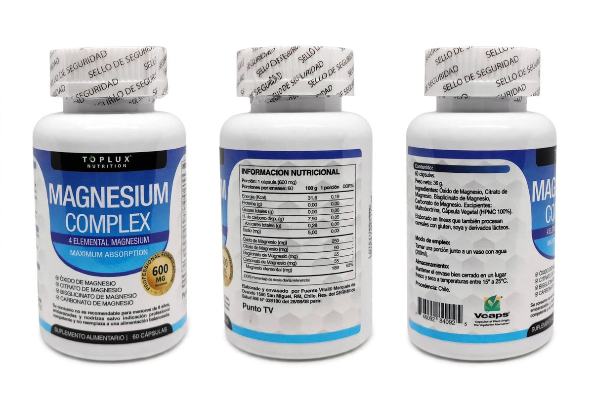 MAGNESIO COMPLEX 600MG